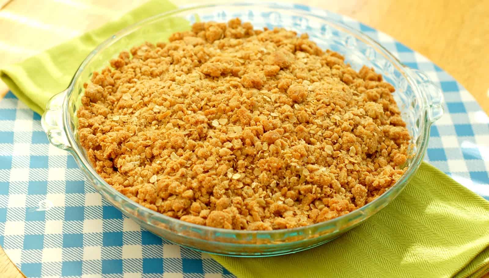 Apple Peanut Butter Crisp A Kitchen Addiction