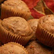 caramelized banana nut muffins {A Kitchen Addiction}