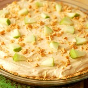 {A Kitchen Addiction} Peanut Butter & Apple Oatmeal Cookie Cheesecake