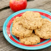 pb apple oatmeal cookies w name