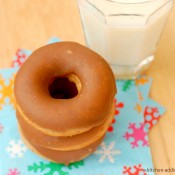 Maple Glazed French Toast Donuts from www.a-kitchen-addiction.com