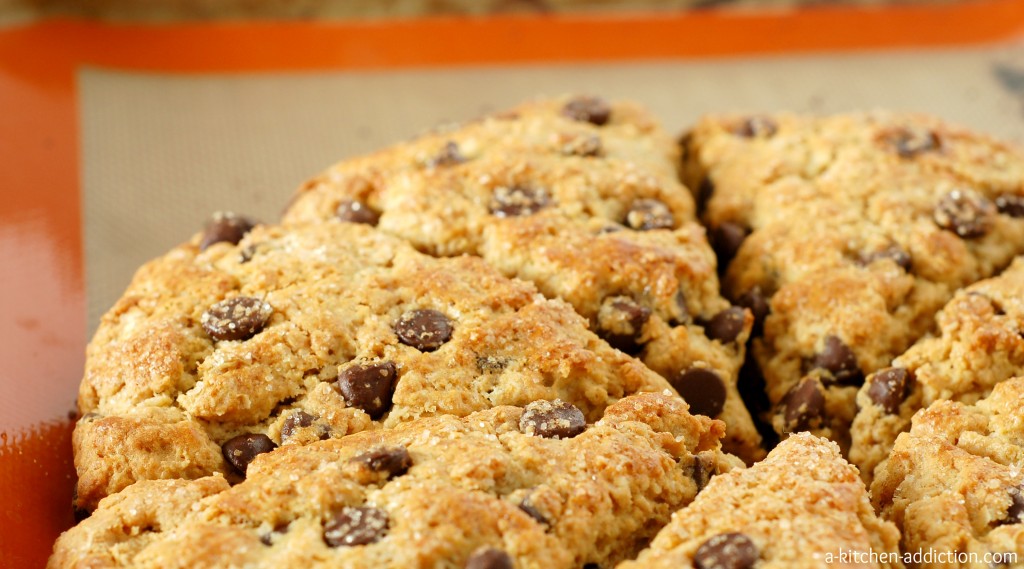 Peanut Butter Chocolate Chip Oatmeal Scones Recipe