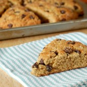 Peanut Butter Chocolate Chip Oatmeal Scones Recipe