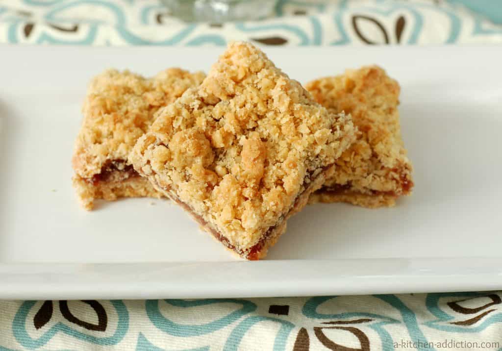 Raspberry White Chocolate Streusel Bars