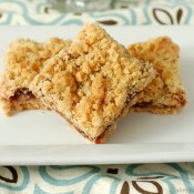 Raspberry White Chocolate Streusel Bars