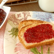 Whole Wheat English Muffin Bread Recipe l www.a-kitchen-addiction.com