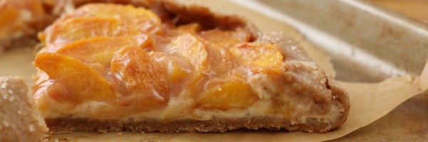 Peaches and Cream Crostata Recipe from A Kitchen Addiction