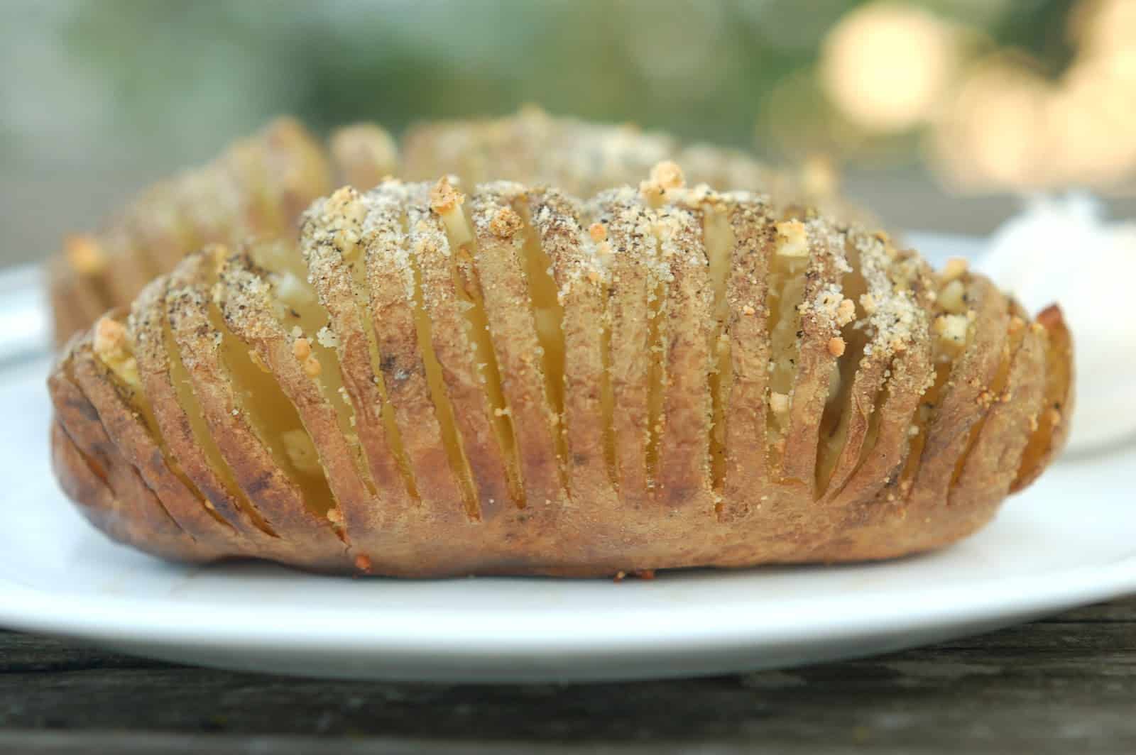 Grilled Hasselback Potatoes