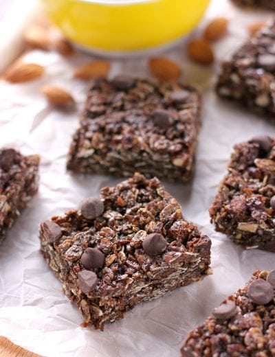 Easy Almond Joy Granola Bars Recipe from A Kitchen Addiction