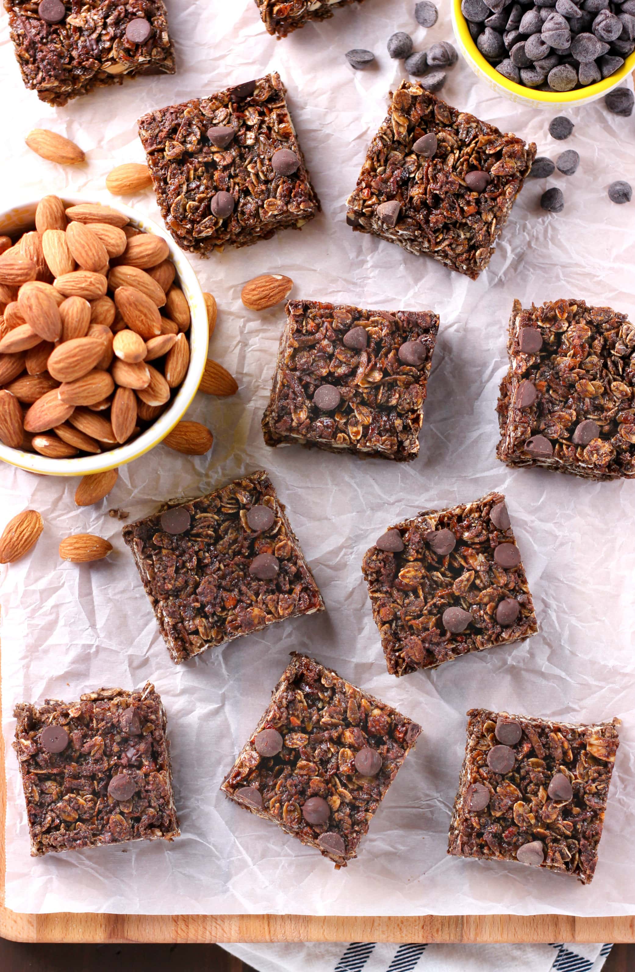 Recipe for Easy Almond Joy Granola Bars from A Kitchen Addiction