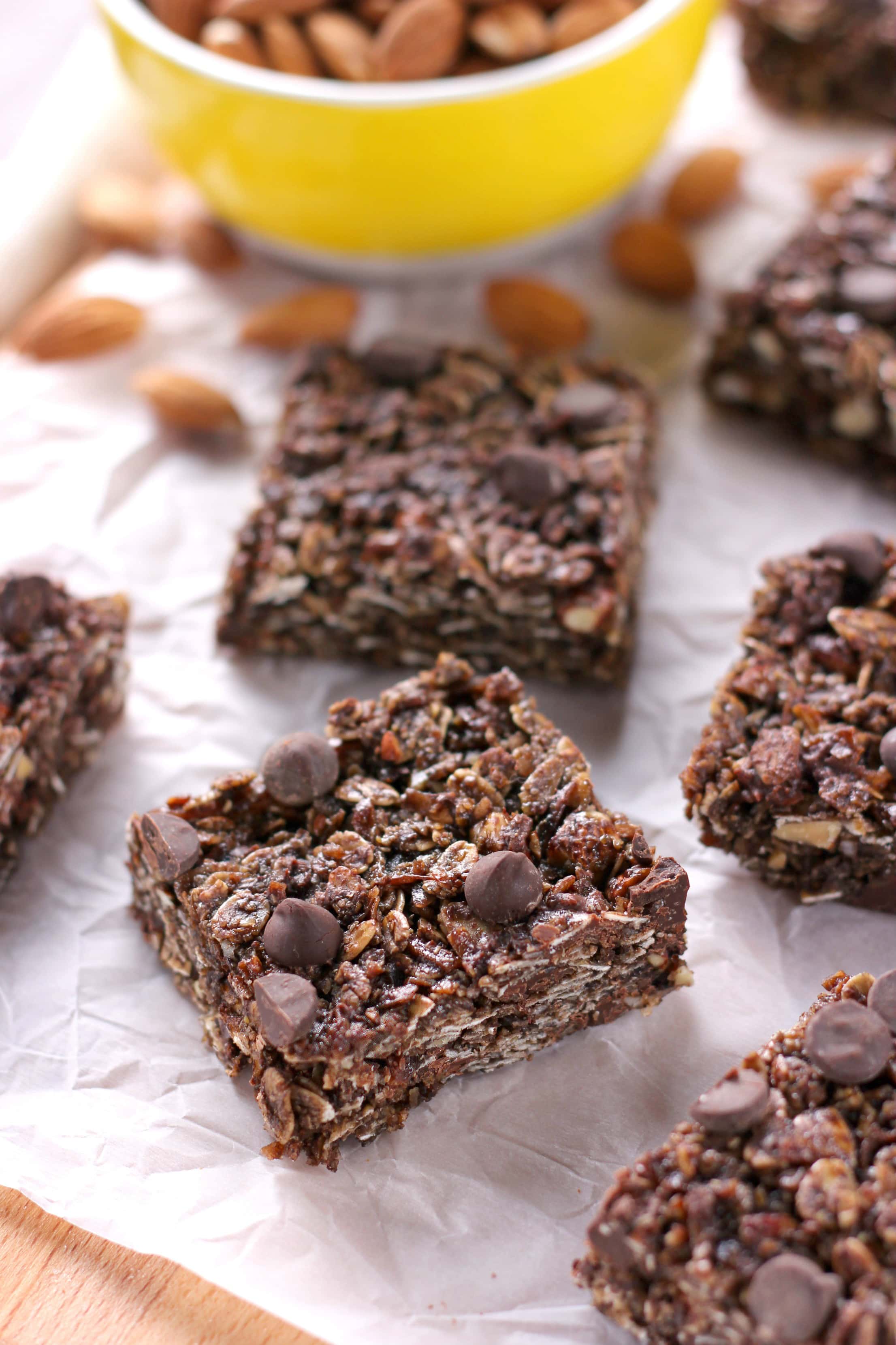 Easy Almond Joy Granola Bars Recipe from A Kitchen Addiction