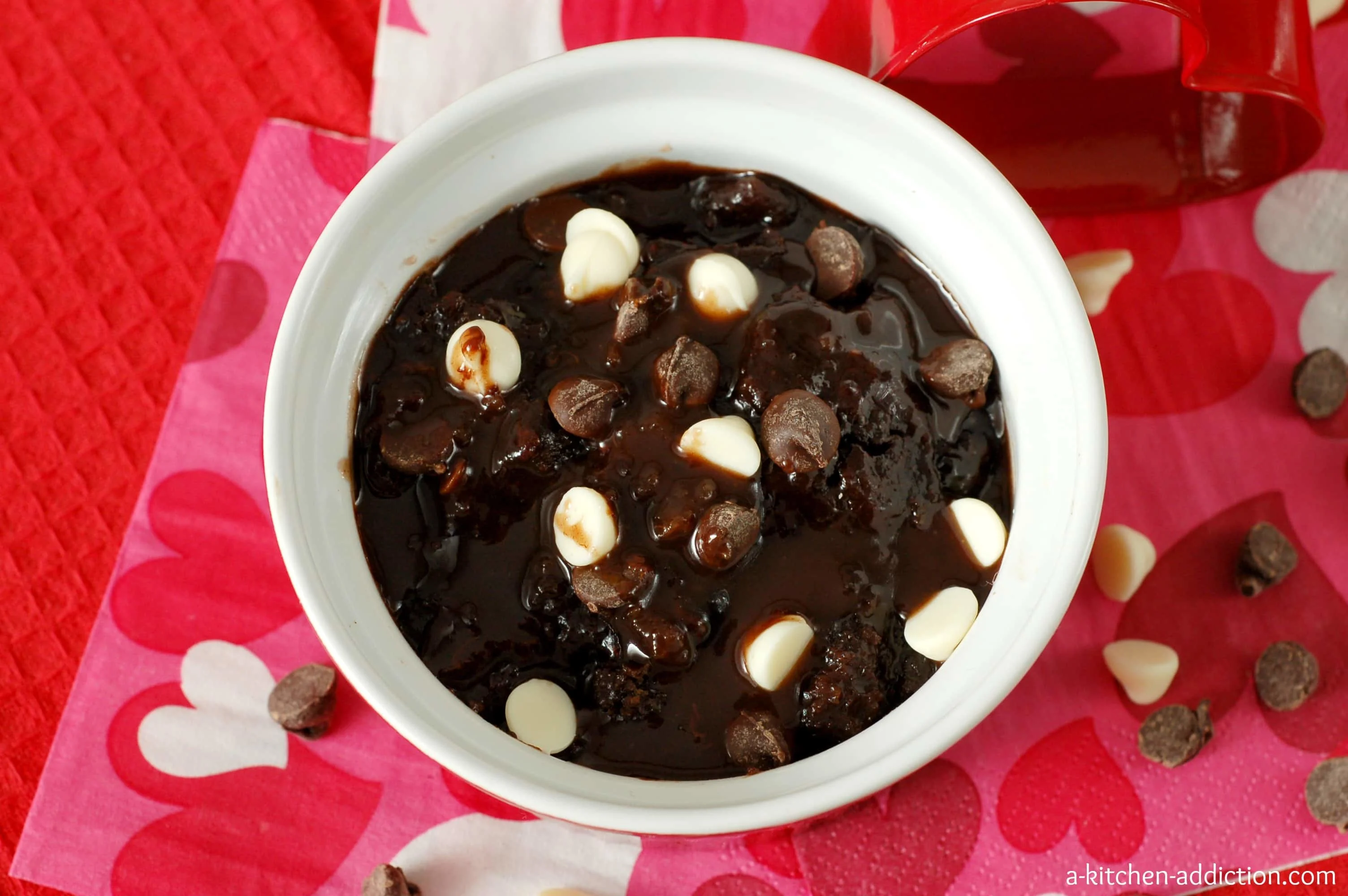 Chocolate Raspberry Pudding Cake