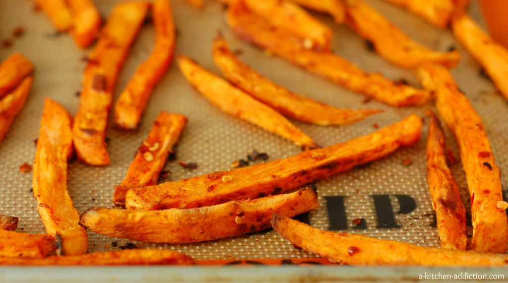 Spicy Baked Sweet Potato Fries