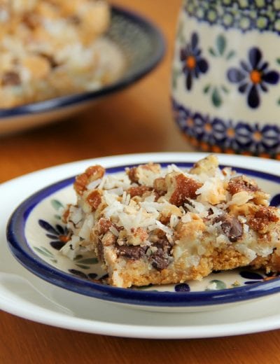 Seven Layer Bars Recipe l www.a-kitchen-addiction.com