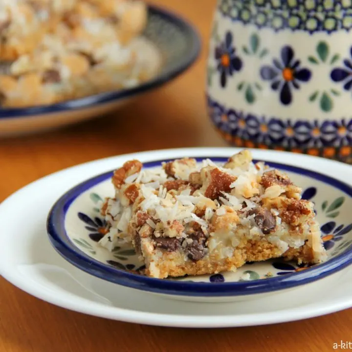 Seven Layer Bars Recipe l www.a-kitchen-addiction.com