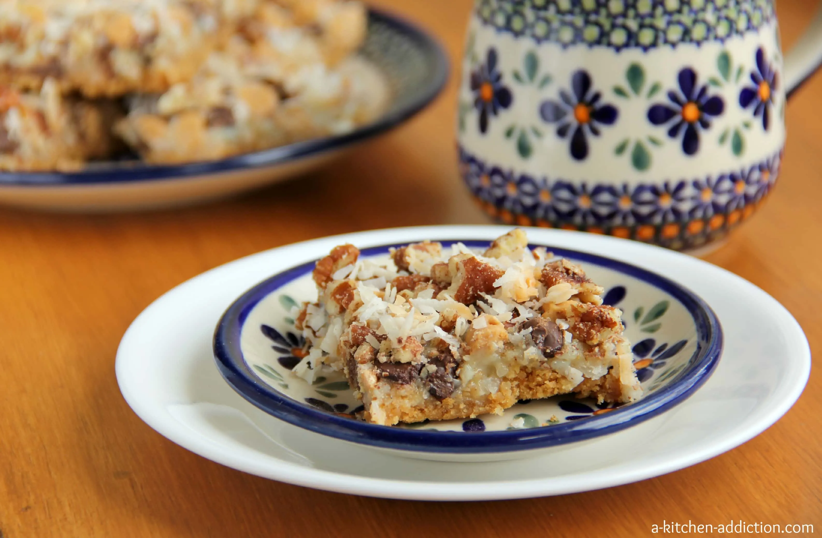 Seven Layer Bars Recipe l www.a-kitchen-addiction.com