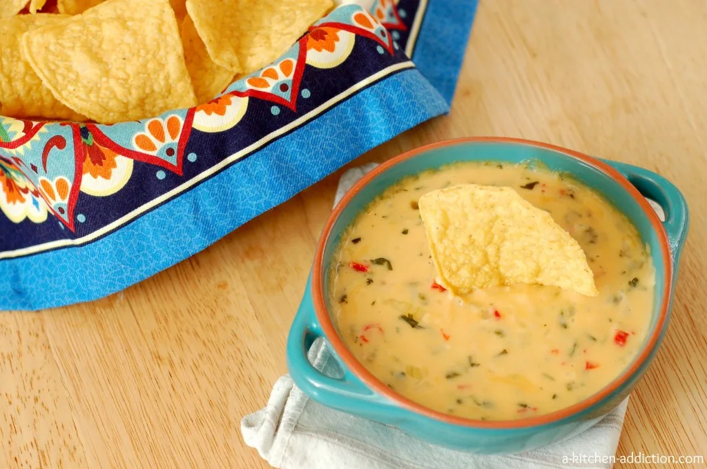 Cilantro Queso Recipe l www.a-kitchen-addiction.com