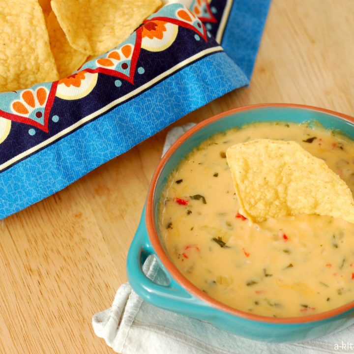 Cilantro Queso Recipe l www.a-kitchen-addiction.com