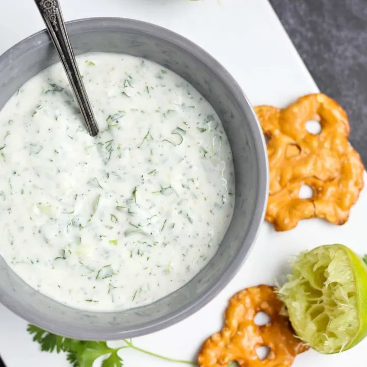 Cilantro Lime Dip - Guest Post by Cassie from www.bakeyourday.net