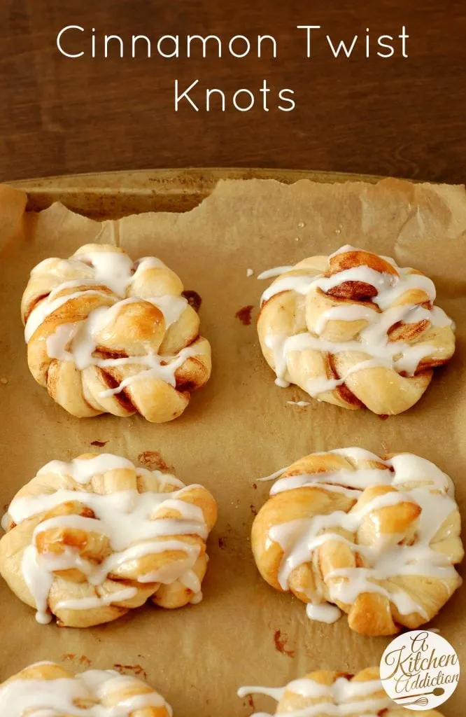Cinnamon Twist Knots l www.a-kitchen-addiction.com Cinnamon Twist Knots Recipe l www.a-kitchen-addiction.com