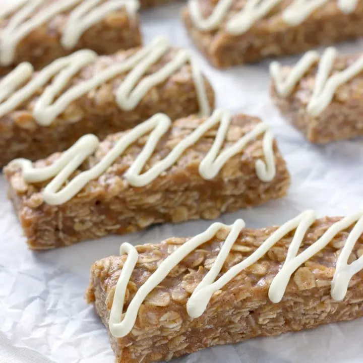 No Bake Snickerdoodle Granola Bars Recipe