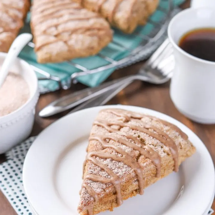 Maple Glazed French Toast Scones Recipe