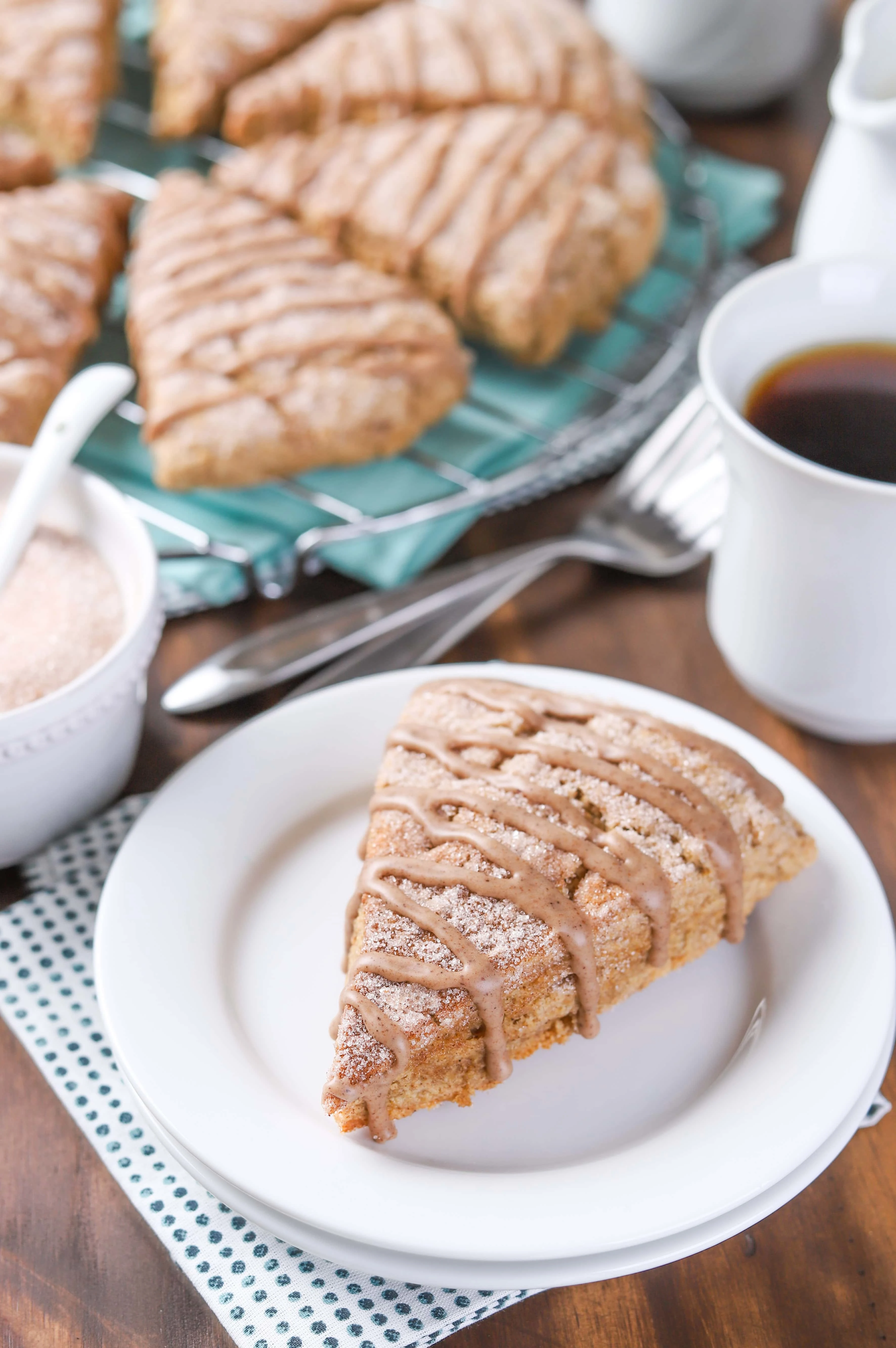 Maple Glazed French Toast Scones Recipe