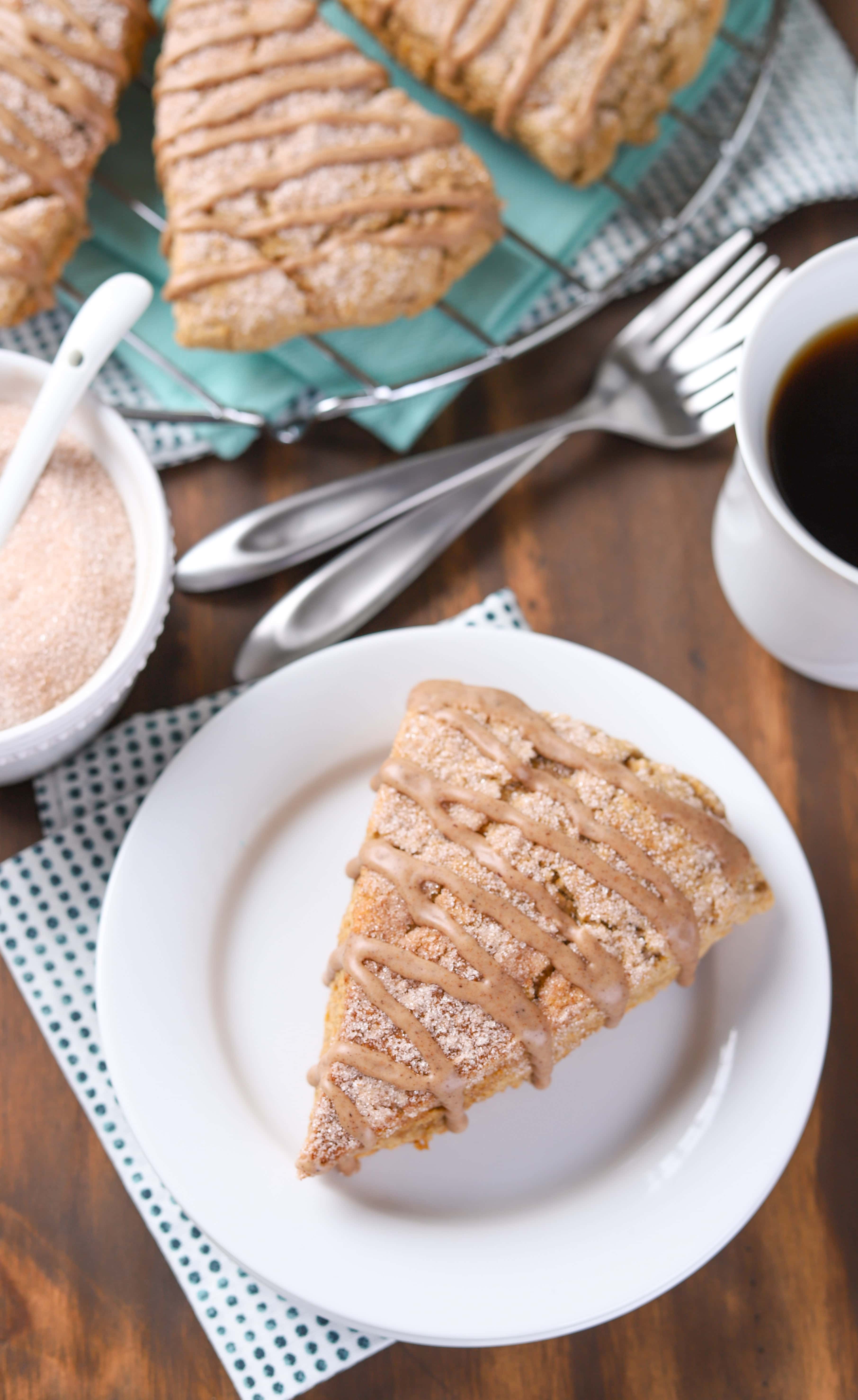 Easy French Toast Scones with Maple Glaze Recipe