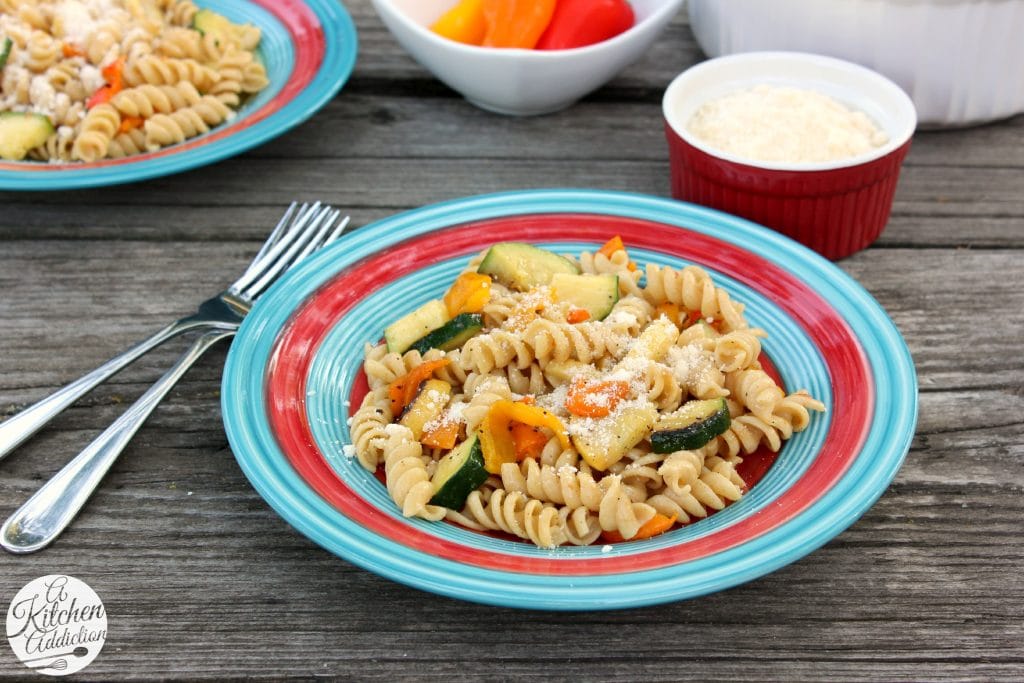 Grilled Summer Vegetable Pasta Salad A Kitchen Addiction