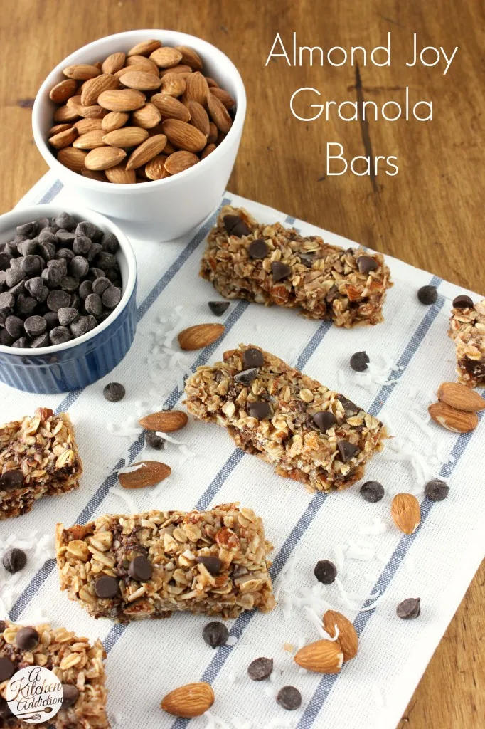 Almond Joy Granola Bars - A Kitchen Addiction