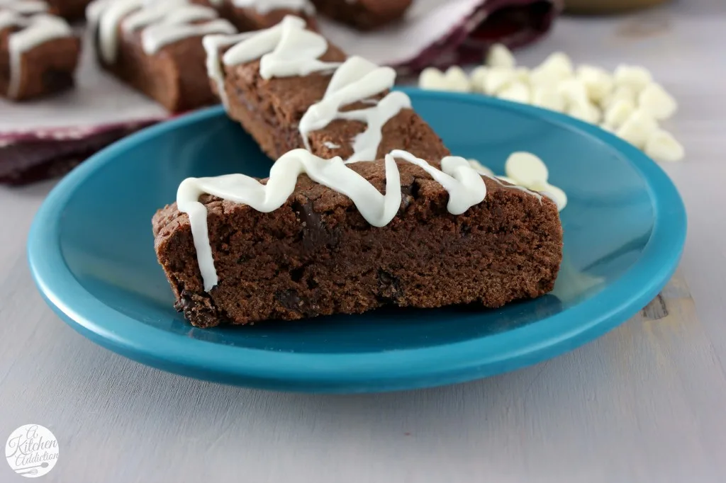 Triple Chocolate Biscotti Recipe l www.a-kitchen-addiction.com