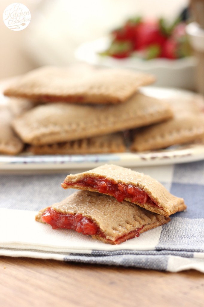 Strawberry Graham Toaster Pastries Recipe (Whole Wheat) - A Kitchen Addiction