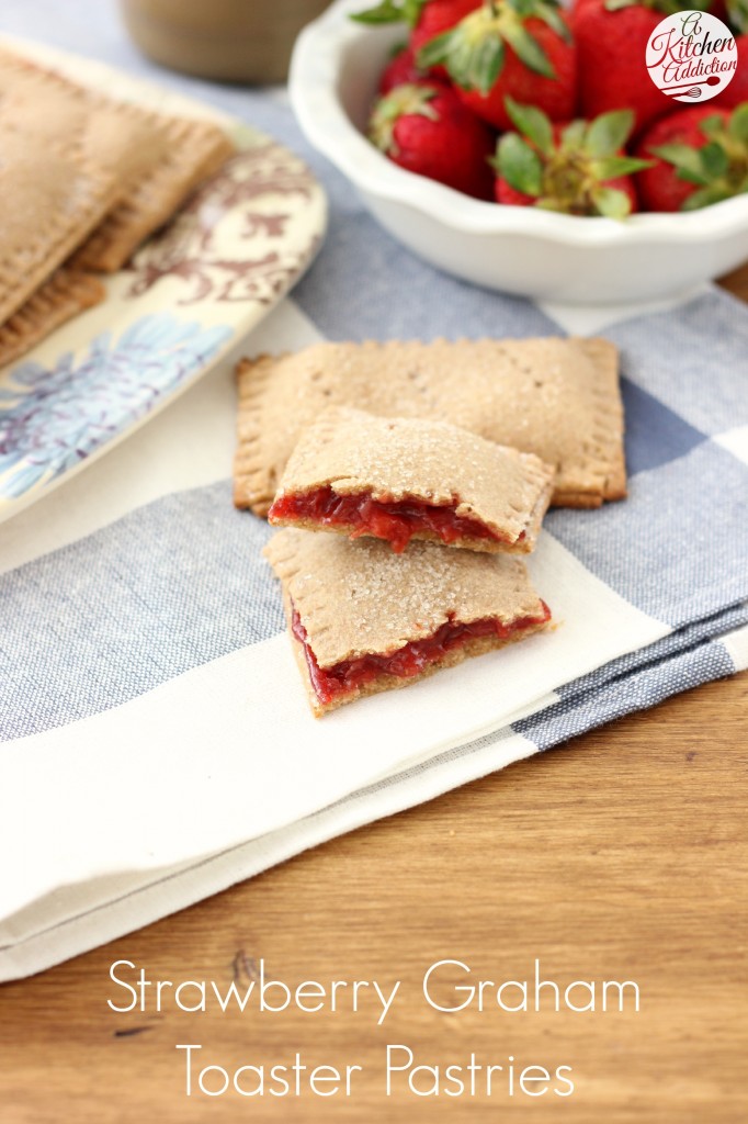 Strawberry Graham Toaster Pastries Recipe (100% Whole Wheat) - A Kitchen Addiction