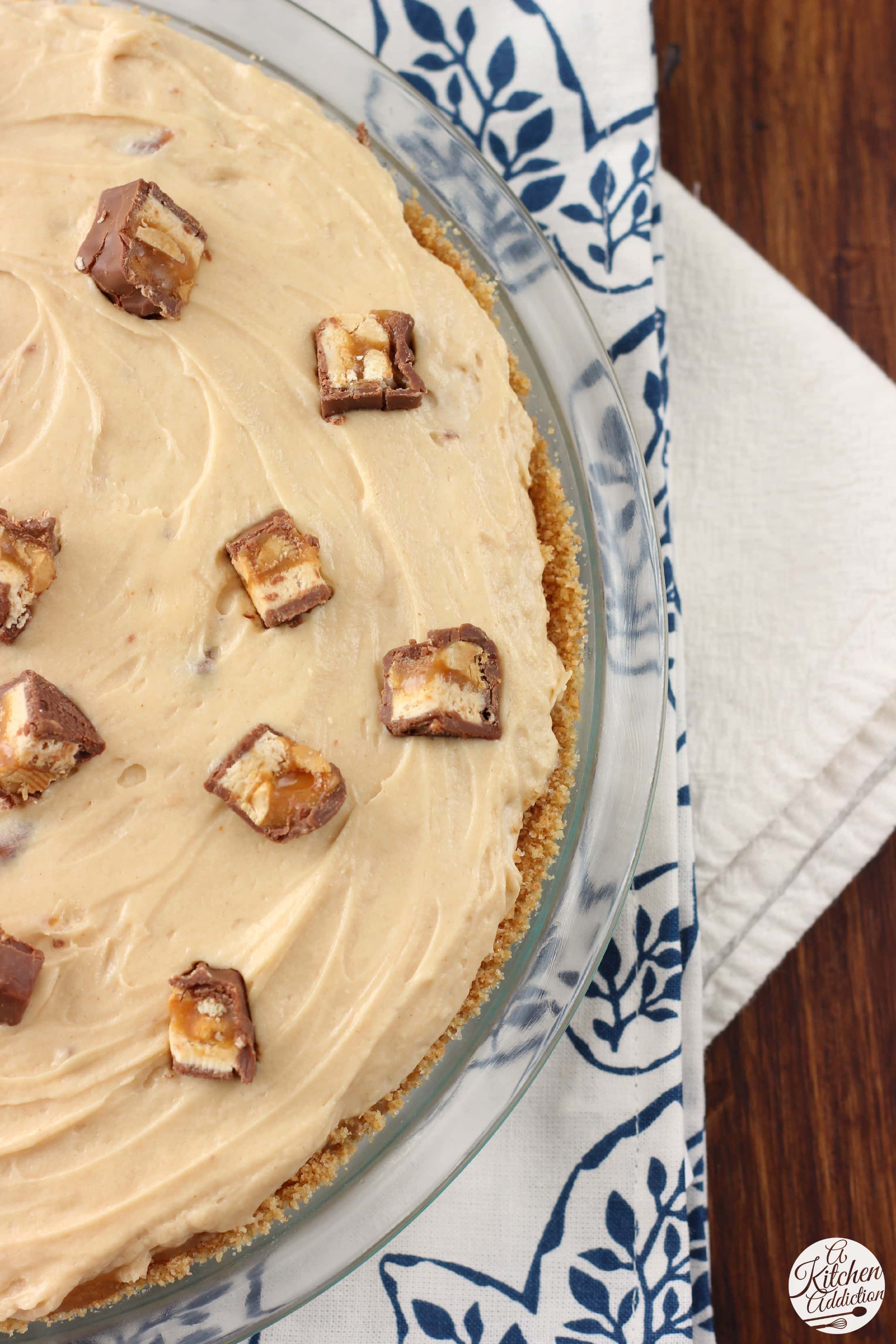 Snickers Peanut Butter Pie - Crazy for Crust