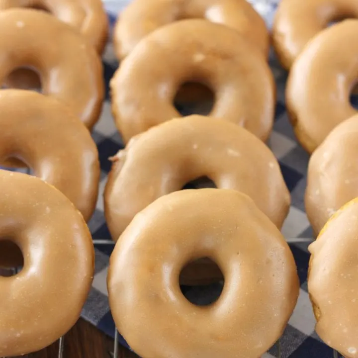 Pumpkin French Toast Donuts Recipes l www.a-kitchen-addiction.com