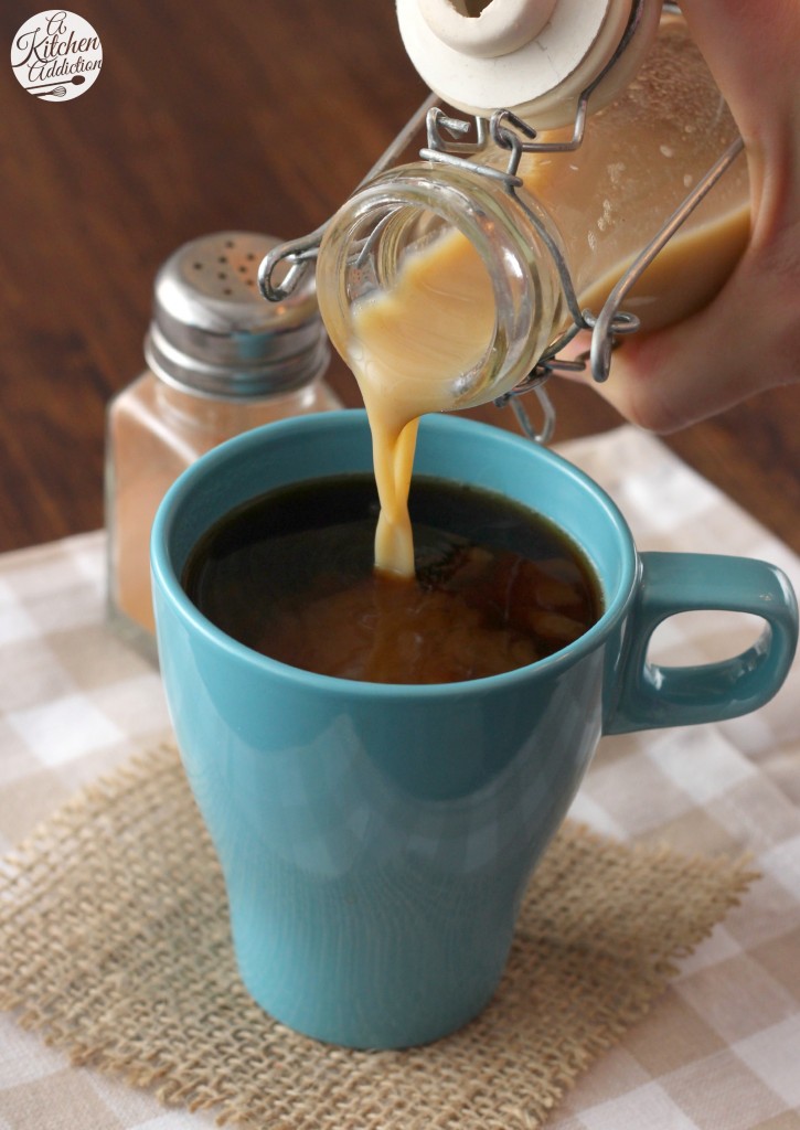 Dairy Free Pumpkin Spice Coffee Creamer Recipe l www.a-kitchen-addiction.com