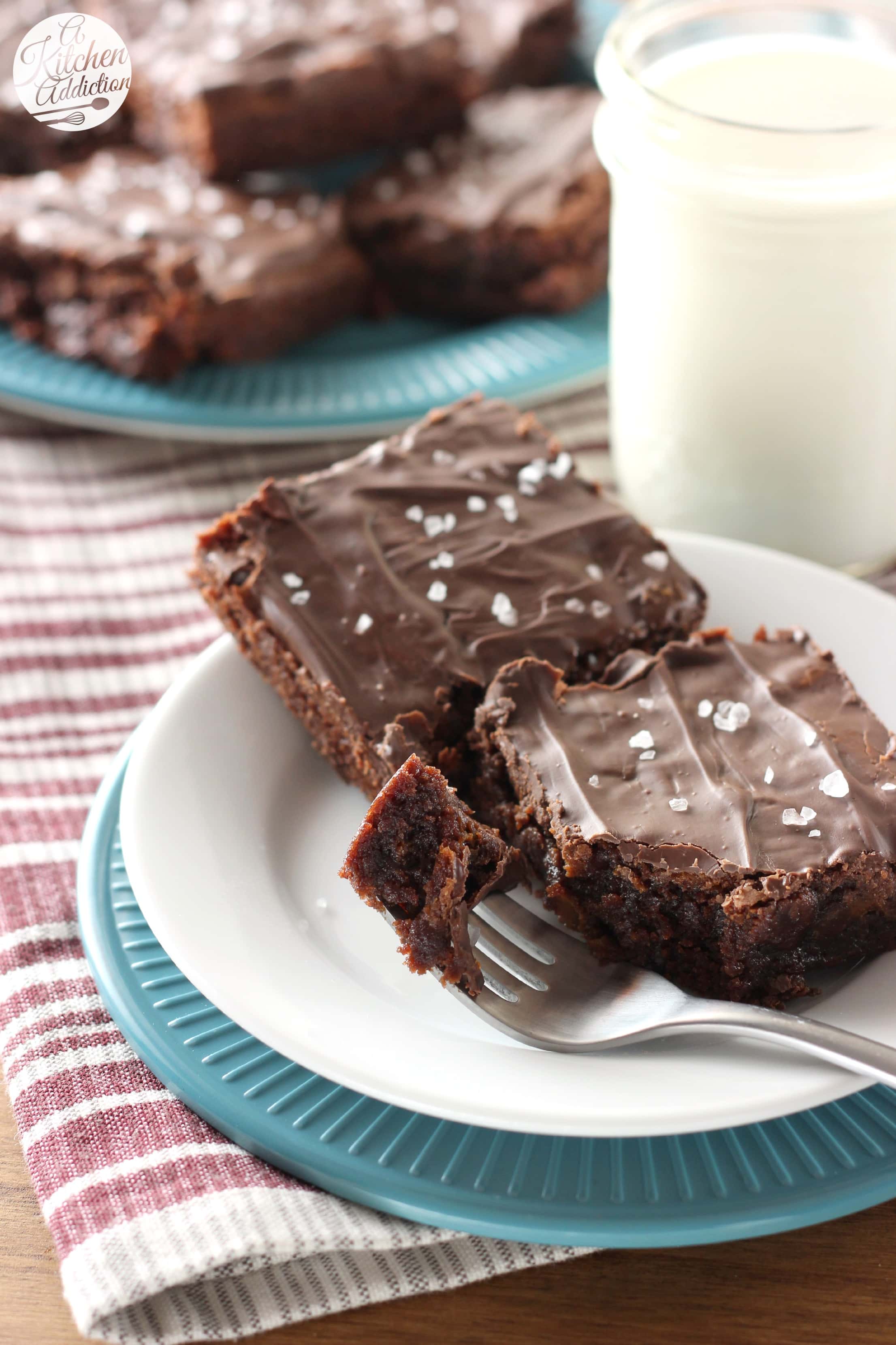 Salted Dulce de Leche Brownies Recipe