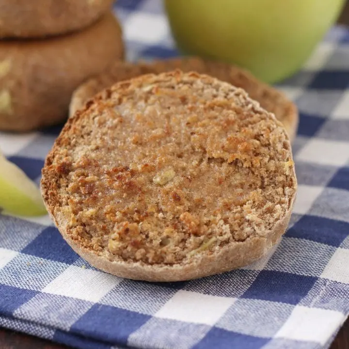 Apple Spice English Muffins Recipe from A Kitchen Addiction