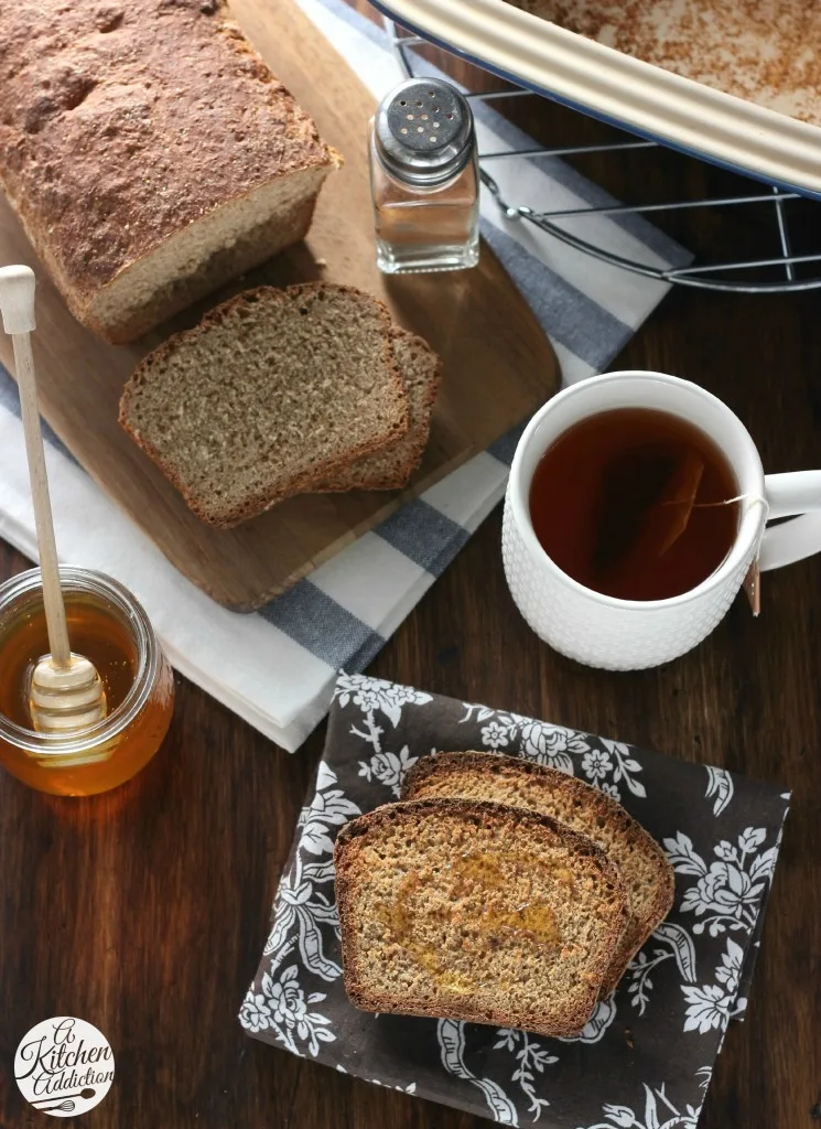 Cinnamon Honey Wheat English Muffins Recipe l www.a-kitchen-addiction.com