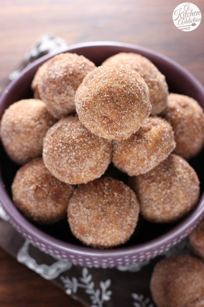 Easy Cinnamon Sugar Chai Donut Muffins from A Kitchen Addiction