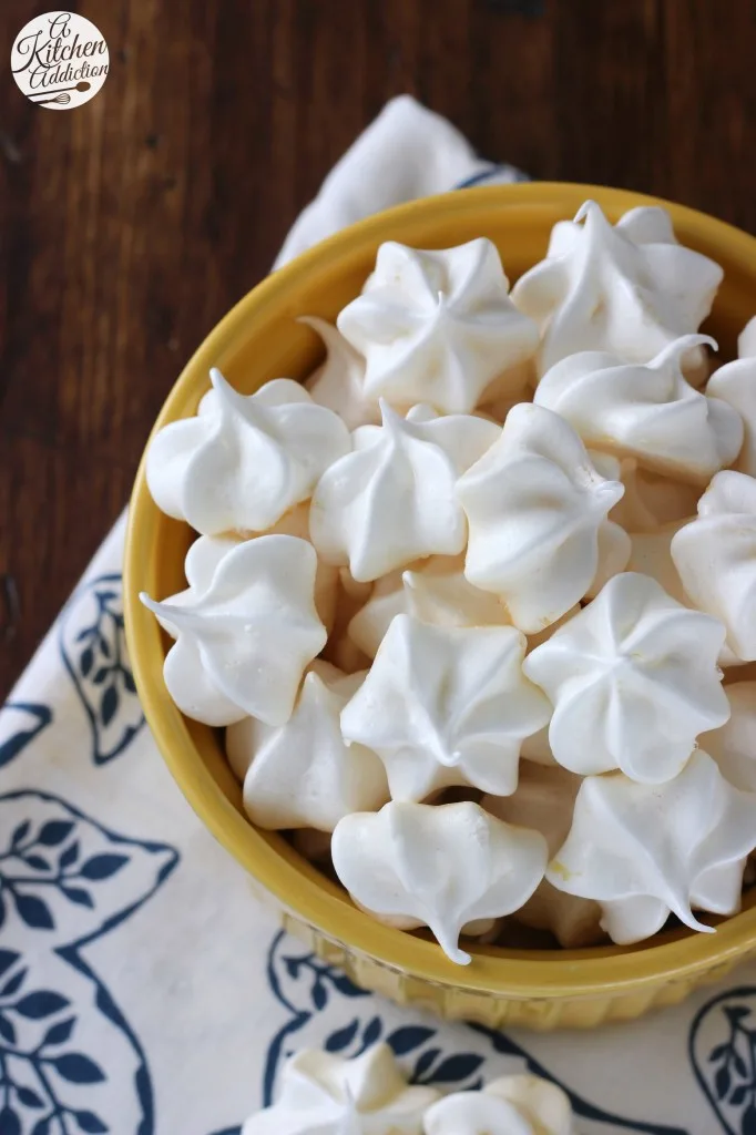 Easy Lemon Meringue Kiss Cookies l www.a-kitchen-addiction.com