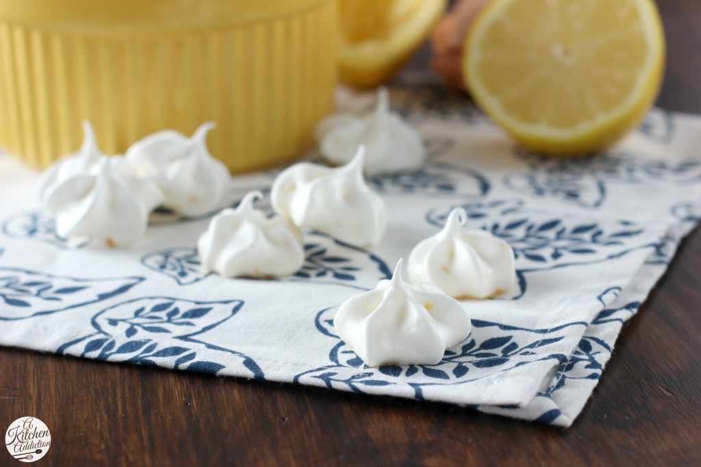 Easy Lemon Meringue Kisses Recipe l www.a-kitchen-addiction.com