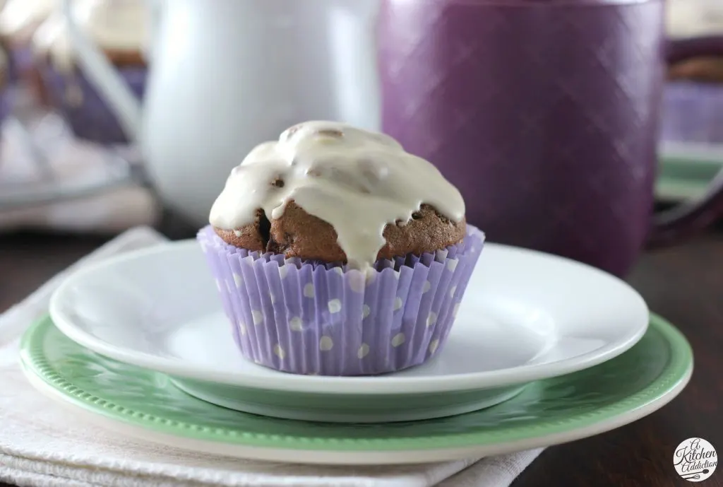 Mocha Chip Muffins Recipe from A Kitchen Addiction