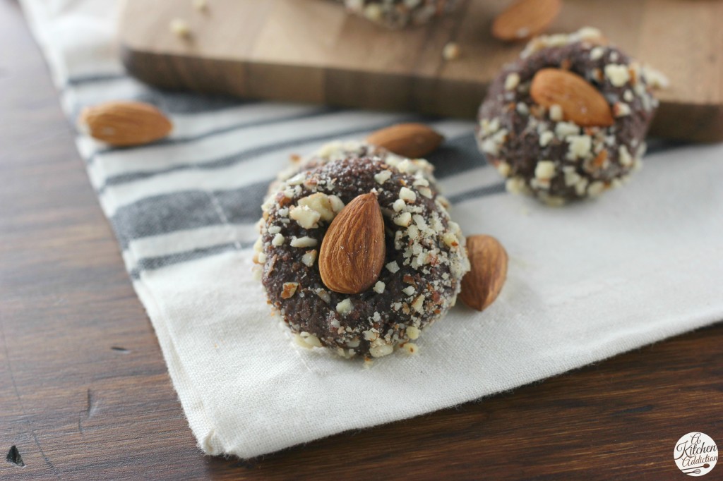 Easy Fudgy Almond Cookies Recipe from A Kitchen Addiction