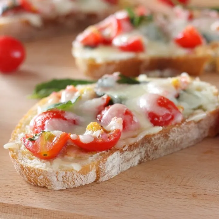 Bruschetta Melts Recipe from A Kitchen Addiction