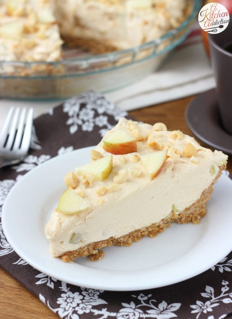 Apple Peanut Butter Oatmeal Cookie Cheesecake Recipe from A Kitchen Addiction