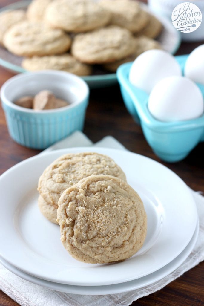 Brown Sugar Maple Nutmeg Cookies Recipe from A Kitchen Addiction