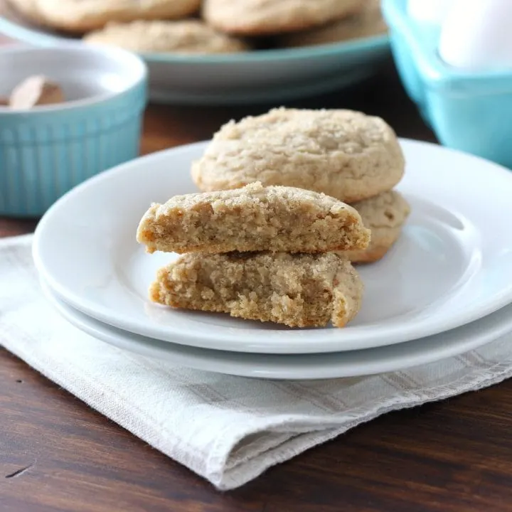 Soft Baked Brown Sugar Maple Nutmeg Cookies Recipe from A Kitchen Addiction