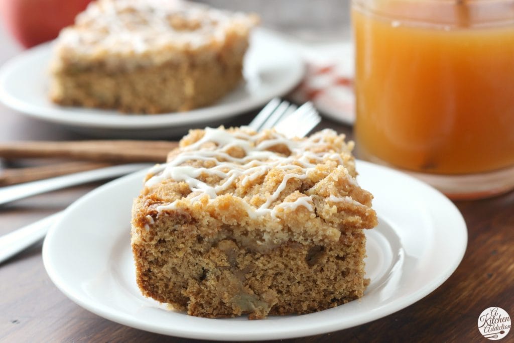 Apple Cider Coffee Cake Recipe from A Kitchen Addiction