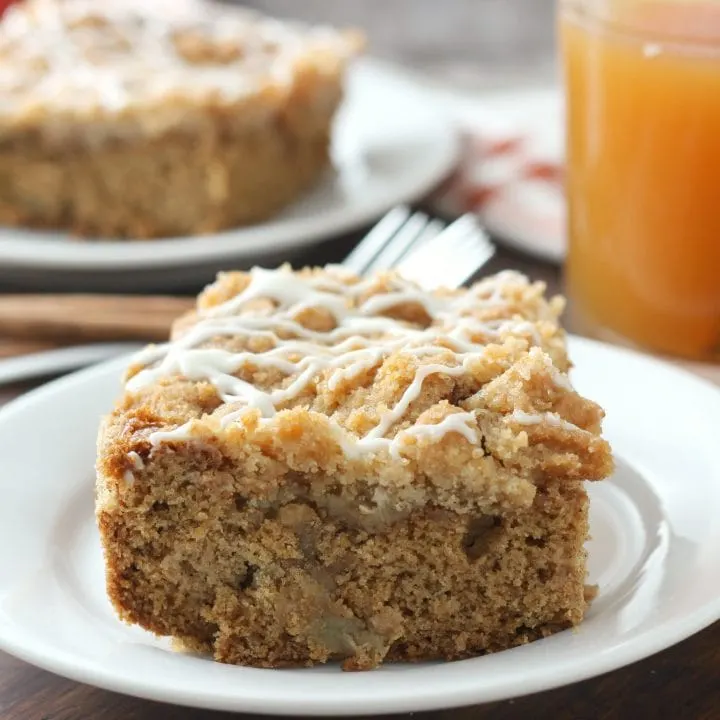 Apple Cider Coffee Cake Recipe from A Kitchen Addiction